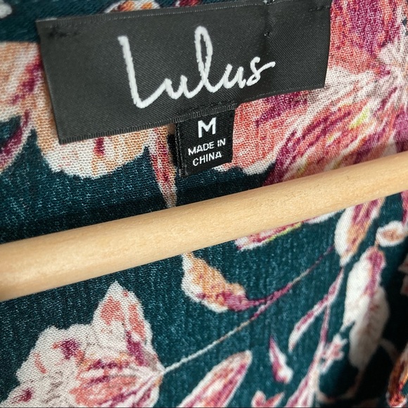 Lulus Garden Of Delight Floral Button Down Dress Size Medium - Picture 8 of 12